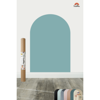 Tix & Mix magnetic wall decal Cyan Wave + 2 crayons