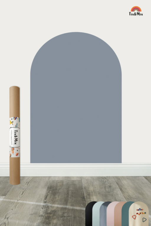 Tix & Mix magnetic wall decal Grey Elephant + 2 crayons