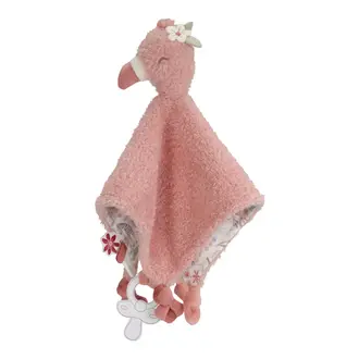 Little Dutch Knuffeldoekje Flamingo - Safari Friends GRS