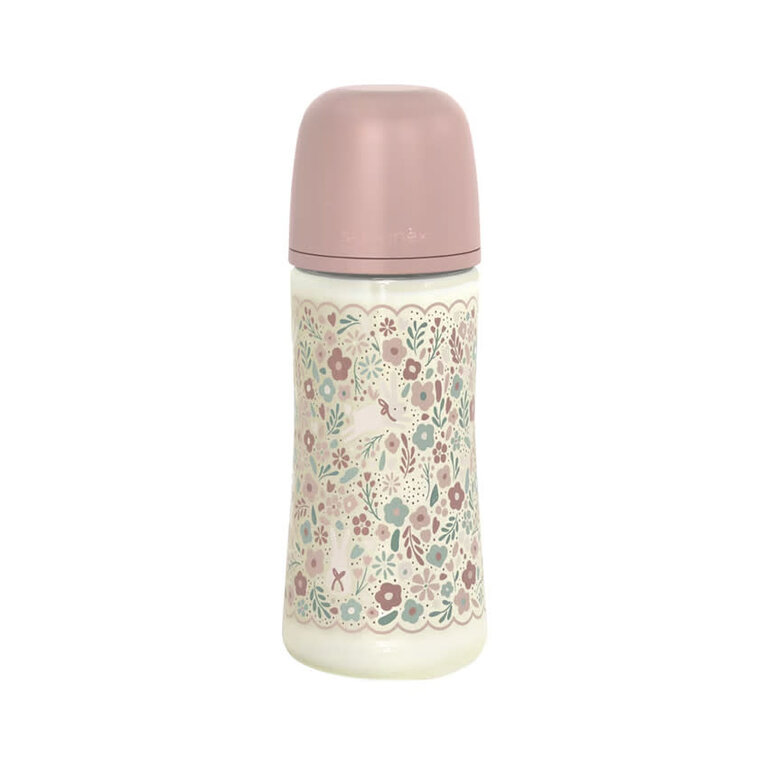 Suavinex Wondeland - Fles  360ML - Zuigspeen SXPro L - Liberty Roze