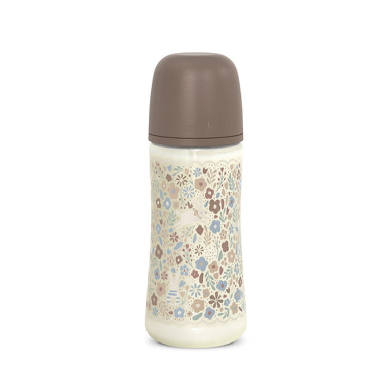 Suavinex Wonderland - Fles 360ML - Zuigspeen SXPro L - Liberty Bruin