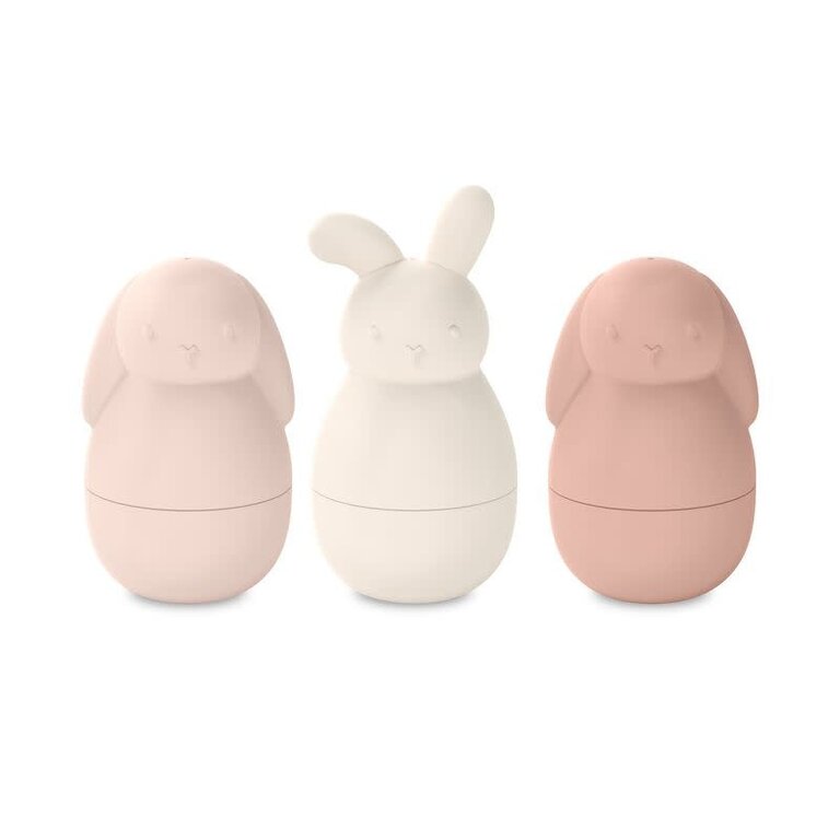 Suavinex Wonderland - Set Van 3 Badspeeltjes Konijn (assorti kleuren)