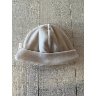 BabyGi Baby Hat Velours Taupe 3M