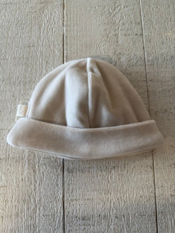 BabyGi Baby Hat Velours Taupe 3M