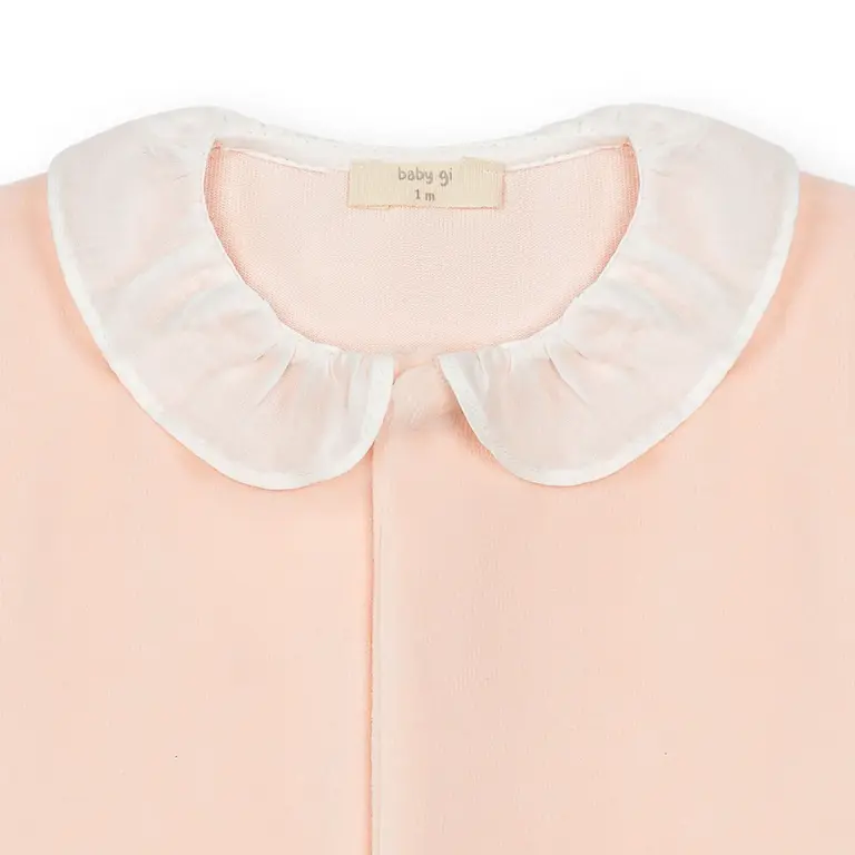 BabyGi Pastel Pink Butterfly Footie