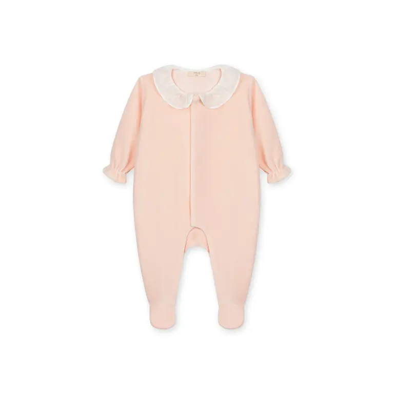 BabyGi Pastel Pink Butterfly Footie