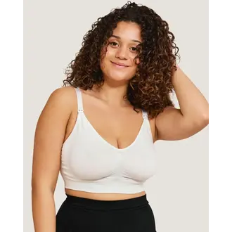 Carriwell Original Maternity & Nursing Bra - White
