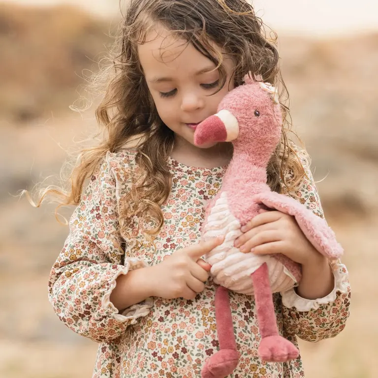 Little Dutch Knuffel Flamingo 35 cm - Safari Friends