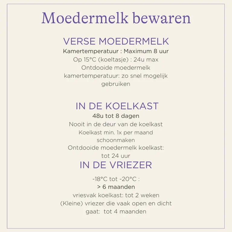 Lansinoh Bewaarflesjes voor moedermelk 4x160ml