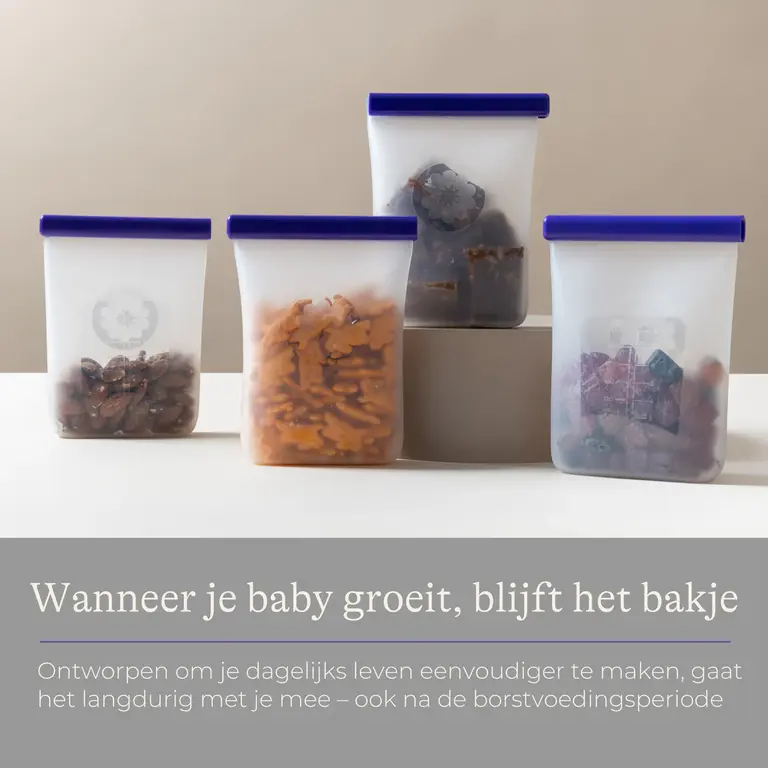 Lansinoh Silicone Bewaarzakjes voor moedermelk 5 stuks