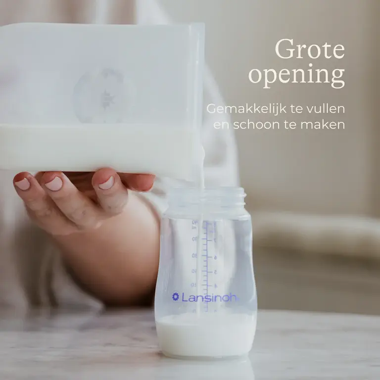 Lansinoh Silicone Bewaarzakjes voor moedermelk 5 stuks