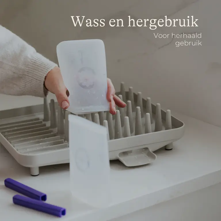 Lansinoh Silicone Bewaarzakjes voor moedermelk 5 stuks