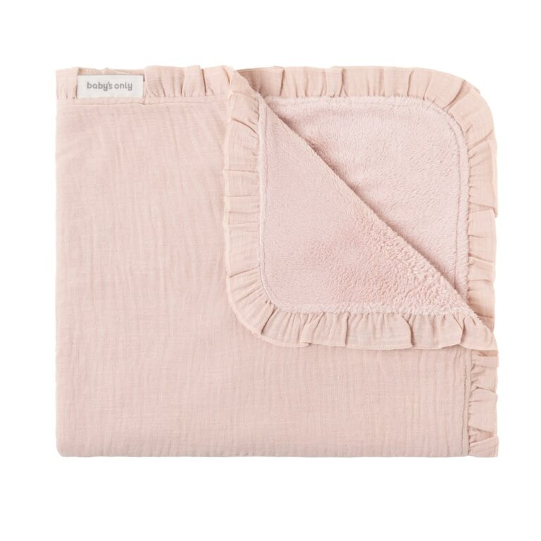 Baby's Only Wiegdeken teddy Calm oud roze