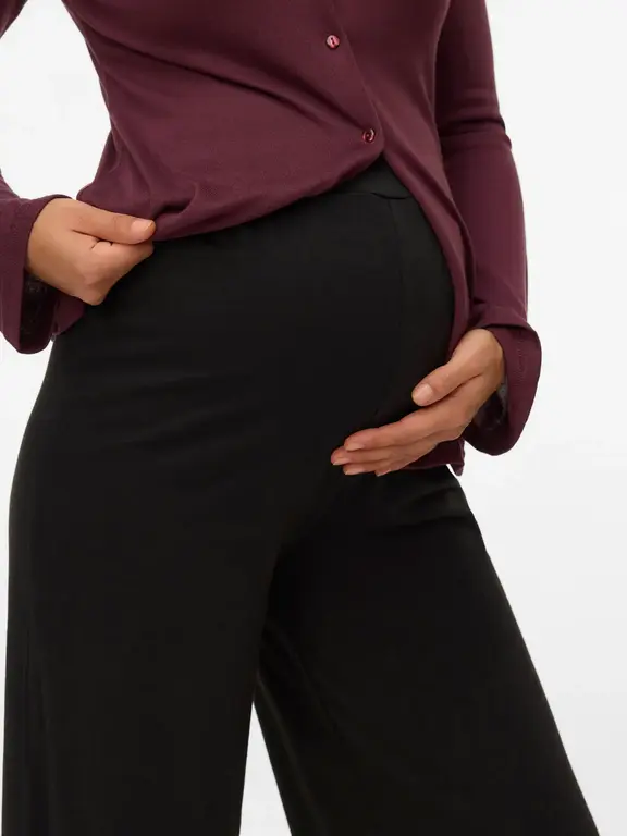 Mama;Licious MLAMILA Wide Pants HW Black