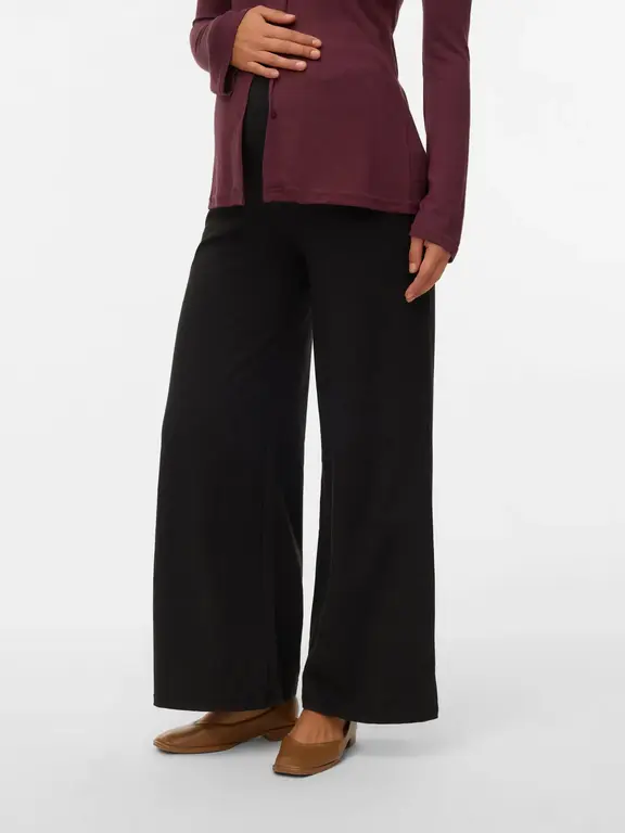 Mama;Licious MLAMILA Wide Pants HW Black