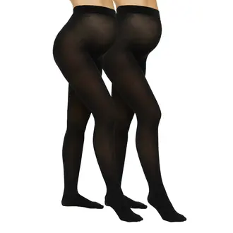 Mama;Licious MLJENNIE Pantyhose 200DEN 2-P Black