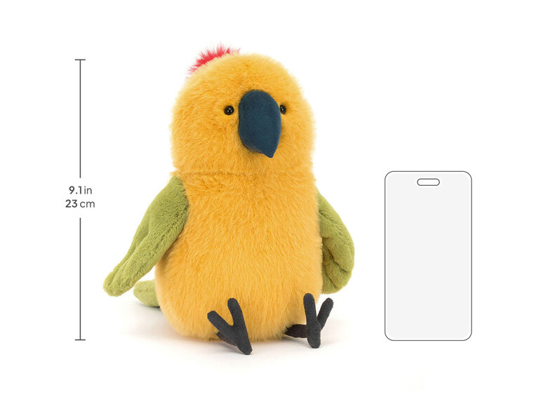 Jellycat Budgeby Parrot