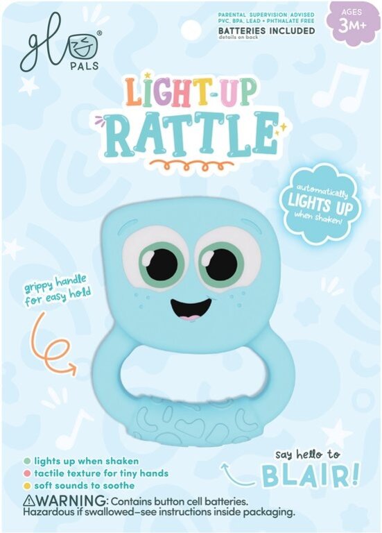 Glo Pals rattle Blair