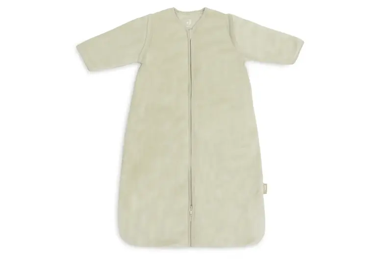 Jollein Slaapzak met afritsbare mouw 90cm - Velvet - Soft Matcha