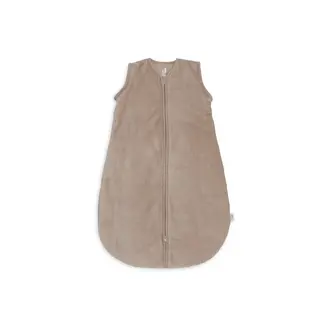 Jollein Slaapzak met afritsbare mouw Rond 110cm - Rib - Milky Coffee