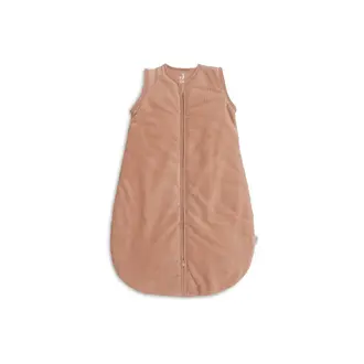 Jollein Slaapzak met afritsbare mouw Rond 110cm - Rib - Light Terra