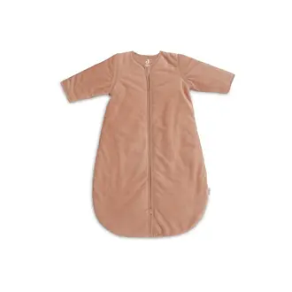 Jollein Slaapzak met afritsbare mouw Rond 70cm - Rib - Light Terra