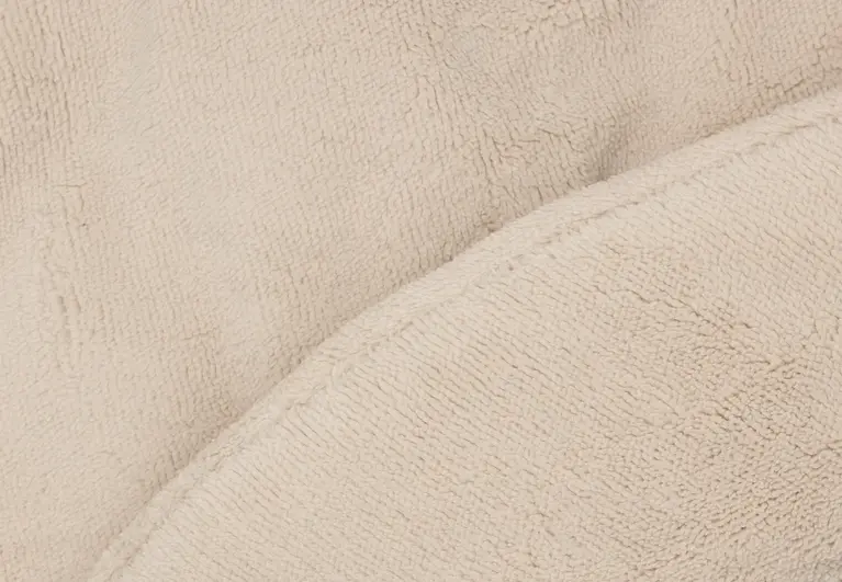 Jollein Boxkleed Rond 95cm- Fluffy - Sand