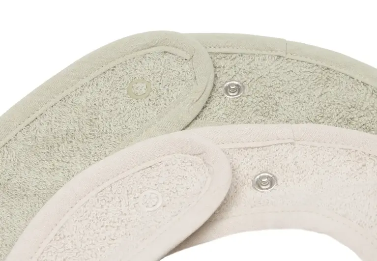 Jollein Slab Badstof - Soft Matcha/Sand (2 Stuks)