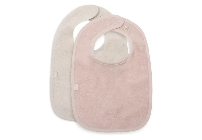 Jollein Slab Badstof - Silk Rose/Sand (2 Stuks)