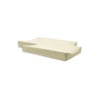 Jollein Aankleedkussenhoes Badstof -  Soft Matcha (2 Stuks)