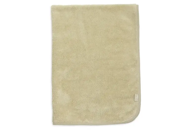 Jollein Deken Wieg 75x100cm Basic Jersey/Sherpa - Soft Matcha