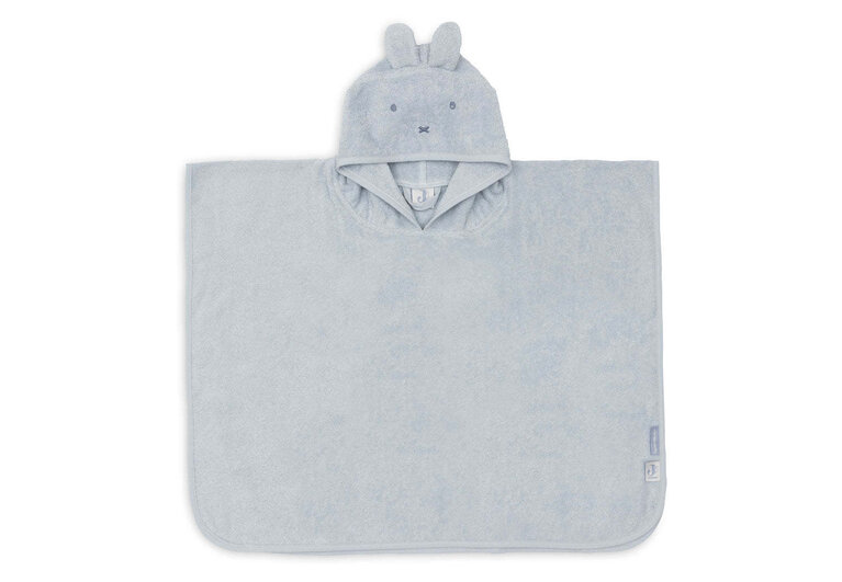 Jollein Badponcho Badstof - Nijntje Cloudy Blue