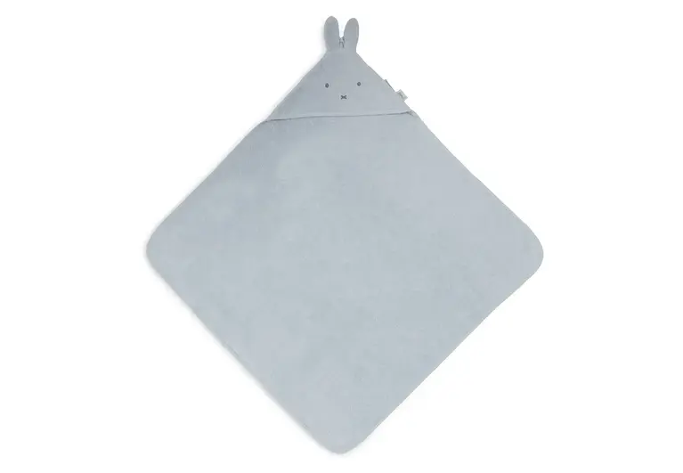 Jollein Badcape Badstof 75x75cm - Nijntje Cloudy Blue