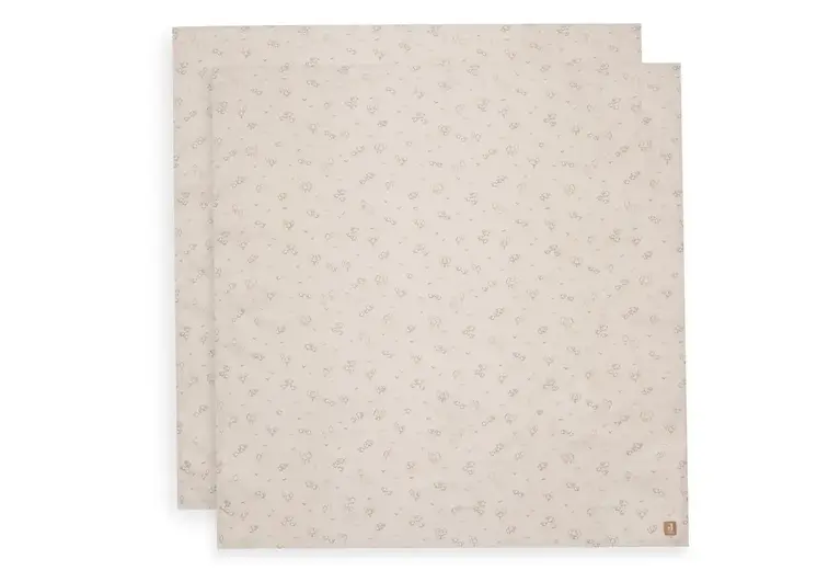 Jollein Hydrofiele Doek Large 115x115cm - Woolly - 2 Stuks