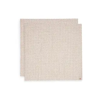 Jollein Hydrofiele Doek Large 115x115cm - Soft Plumes - 2 Stuks