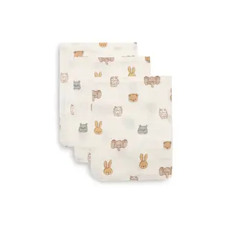 Jollein Hydrofiel Washandje 15x20cm - Jollies - 3 Stuks