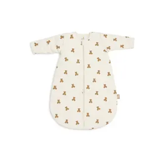 Jollein Slaapzak met afritsbare mouw Rond - Mini Teddy Bear Little Waffle 60cm