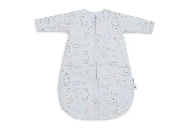 Jollein Slaapzak met afritsbare mouw - Nijntje Moments - Cloudy Blue 60cm
