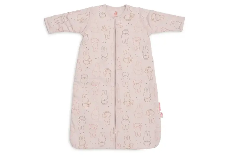 Jollein Slaapzak met afritsbare mouw - Nijntje Moments - Silk Rose 90cm