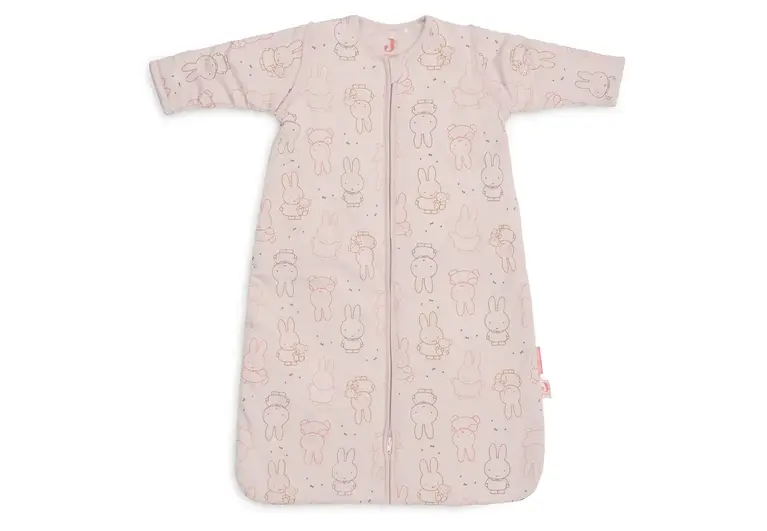 Jollein Slaapzak met afritsbare mouw - Nijntje Moments - Silk Rose 110cm