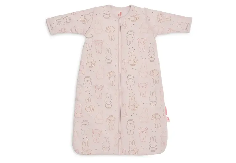 Jollein Slaapzak met afritsbare mouw - Nijntje Moments - Silk Rose 70cm