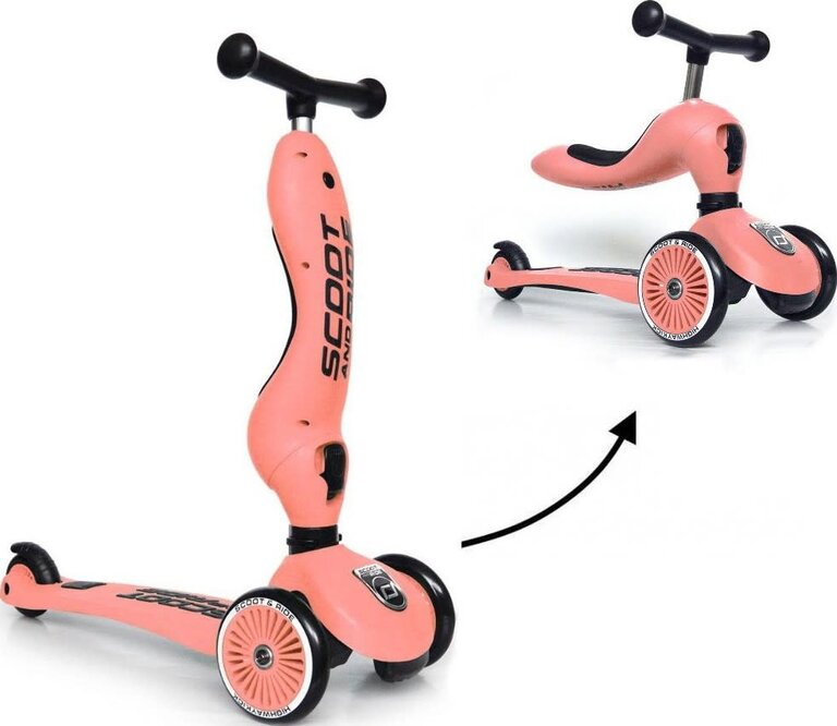 Scoot and Ride Highwaykick 1- Peach