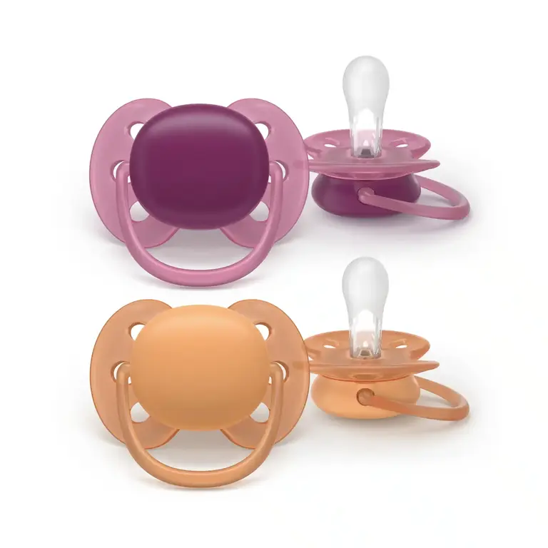 Avent Fopspeen +18m Soft fuchsia/perzik