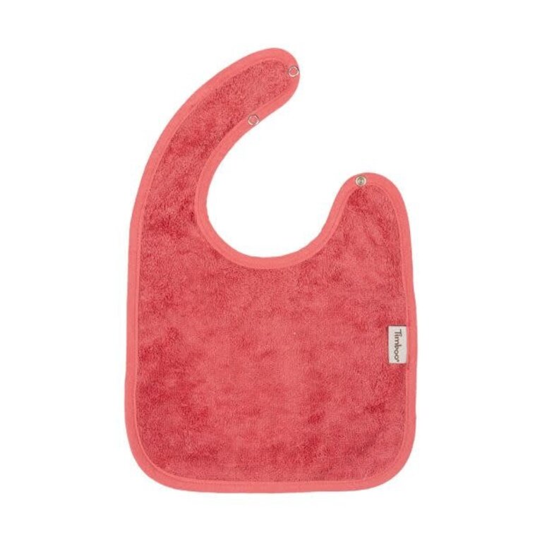 Timboo Regular Bib 26x38cm - Waterproof - Raspberry Rose