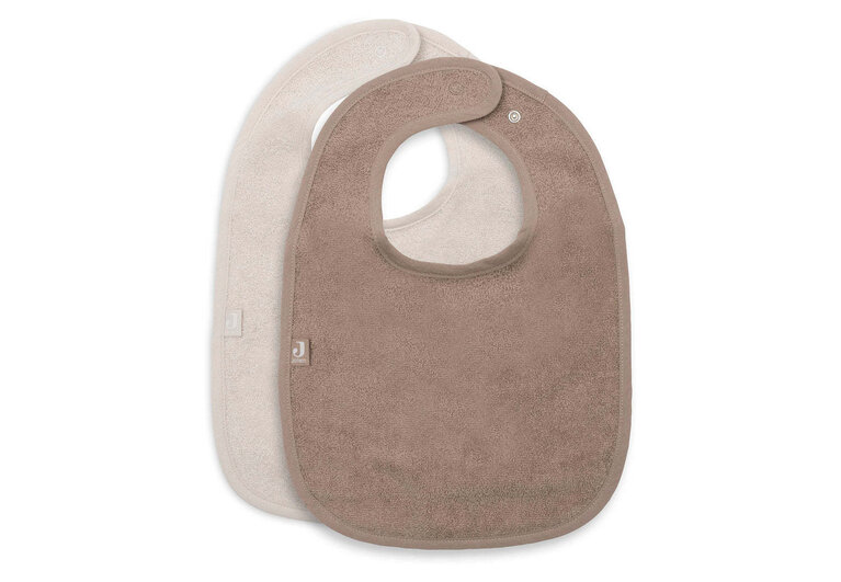 Jollein Slab Badstof - Sand/Milky Coffee - 2 Stuks