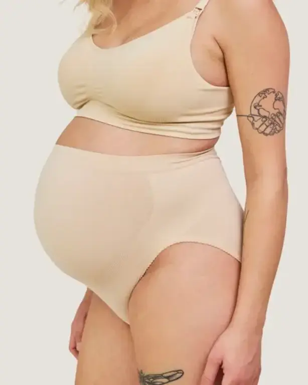 Carriwell Seamless Maternity Support Panty Beige - S