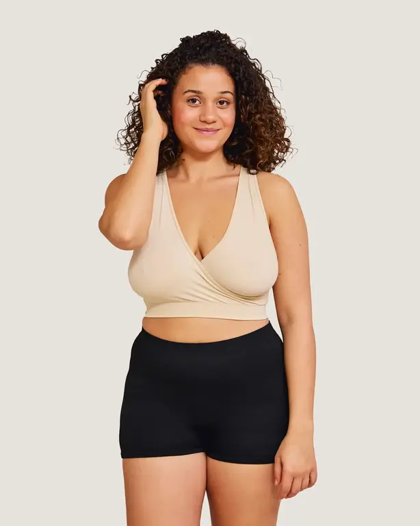 Carriwell Comfi-Cool Maternity & Nursing Bra  Beige - XL