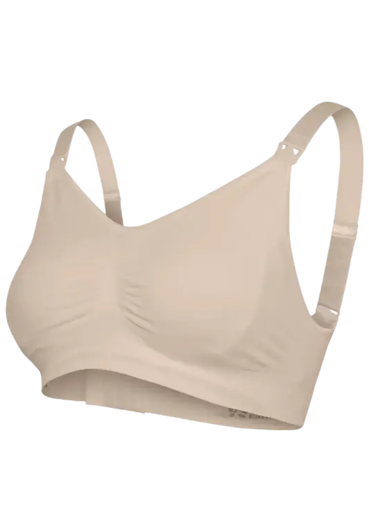 Carriwell Padded Maternity & Nursing Bra Beige - L