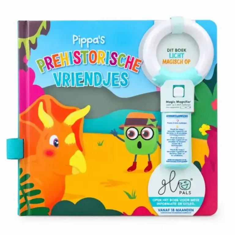 Glo Pals Boek Pippa's Prehistorische Vriendjes Met Licht
