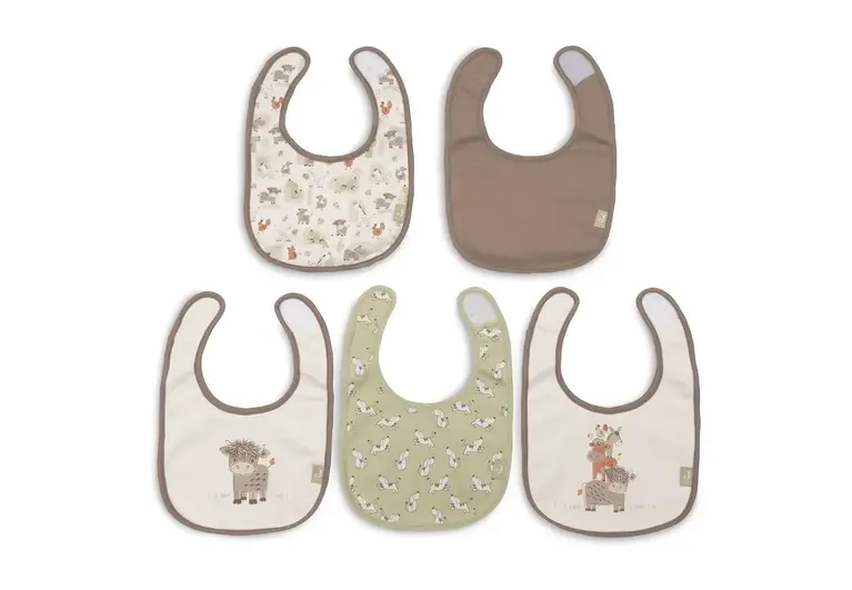 Jollein Slab Jersey Waterproof - Barn Buddies - 5 Stuks